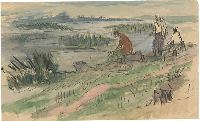 Бехтеев Владимир Георгиевич. Лот из двух работ: «Озеро Сенеж. Лето» и «Сенеж»